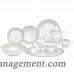 Lorren Home Trends Alina Porcelain 57 Piece Dinnerware Set, Service for 8 LHT1239